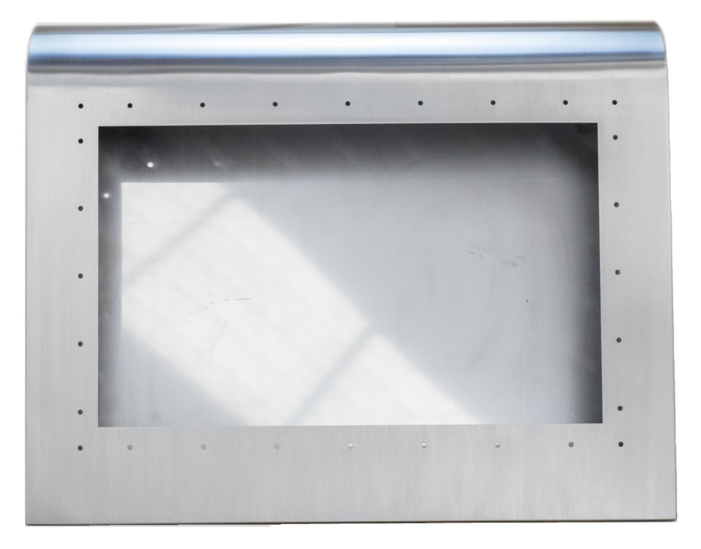 Gebürstetes Edelstahl-Panel