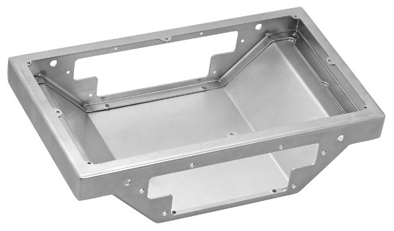 Detail gestrahlte Oberfläche