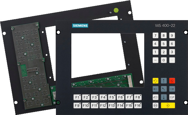 Custom keypad and front panel